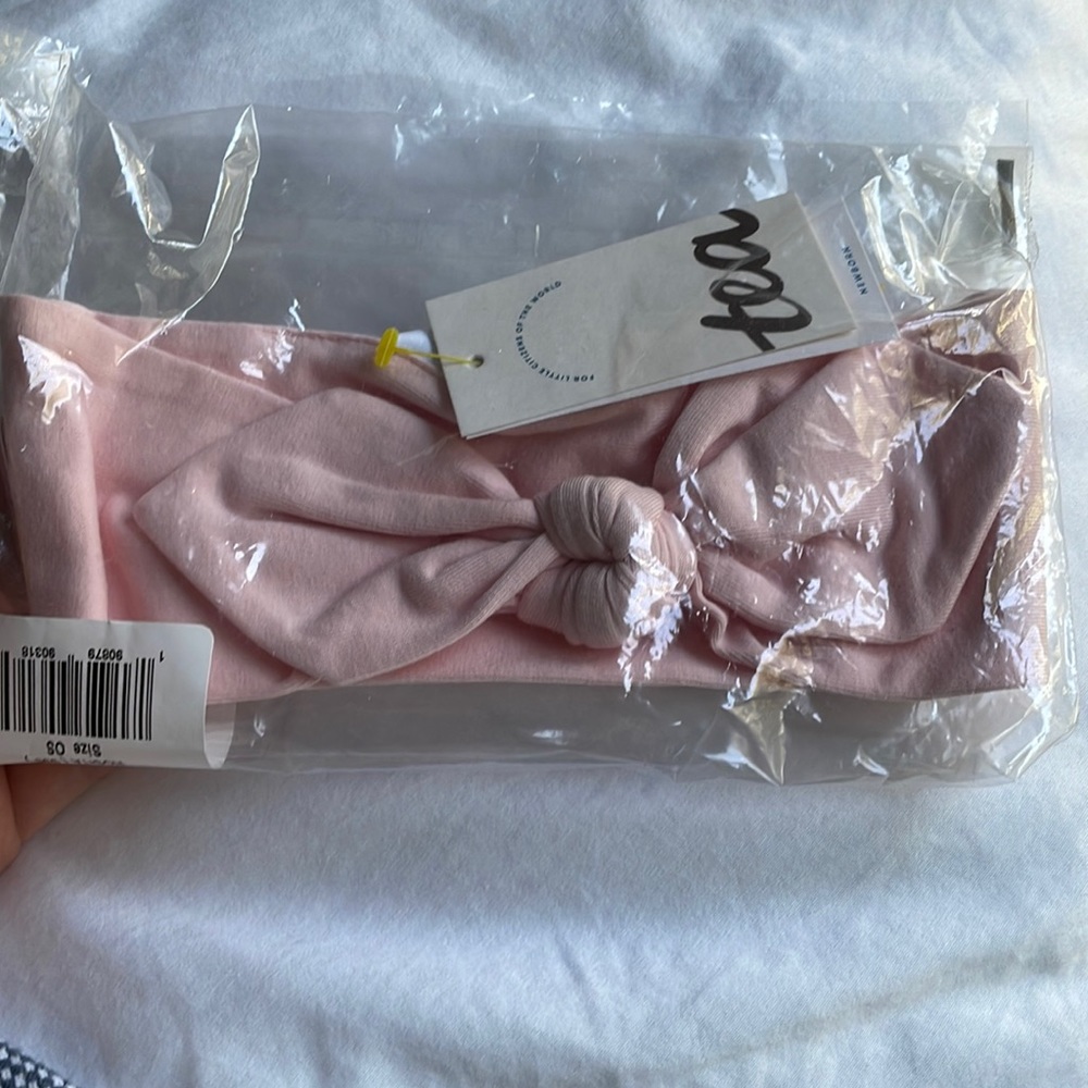 Tea Collection knotted headband for newborn